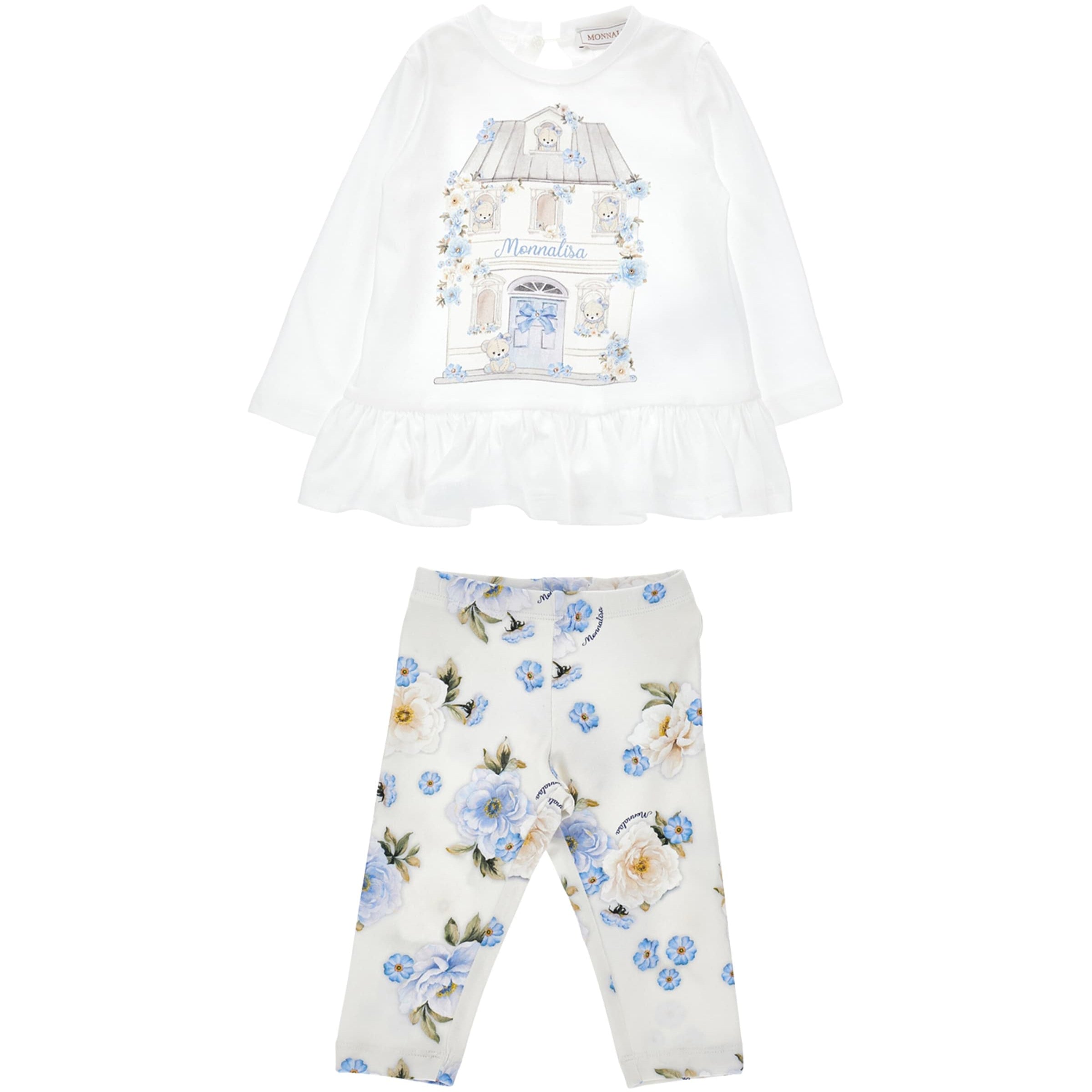 Stretch-Cotton T-Shirt and Leggings Set (3-36 Months)