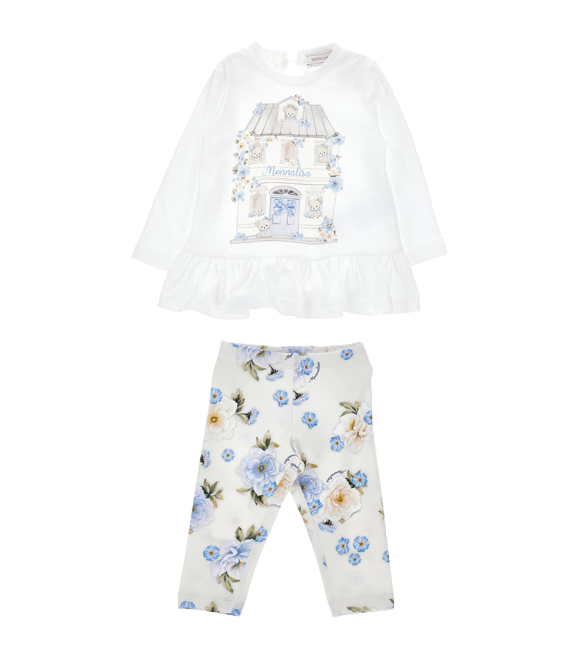 Stretch-Cotton T-Shirt and Leggings Set (3-36 Months)