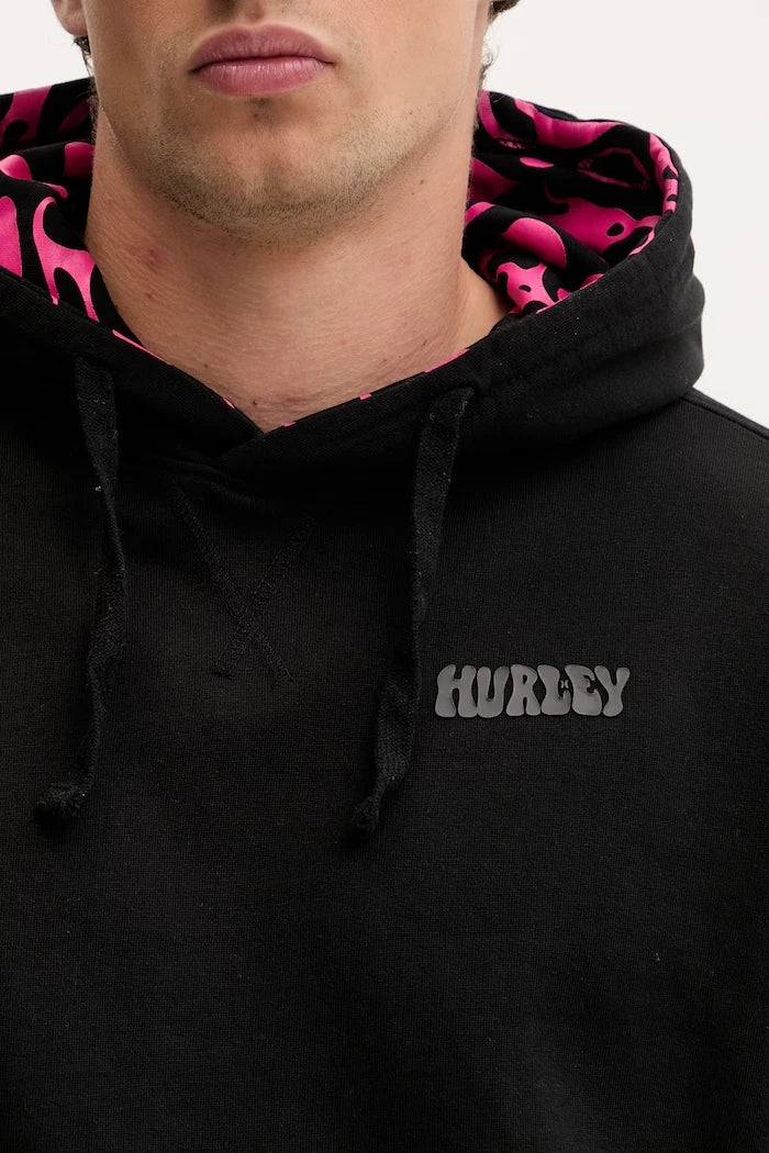 Hurley Суичър с качулка мъжки от памук BUBBLE