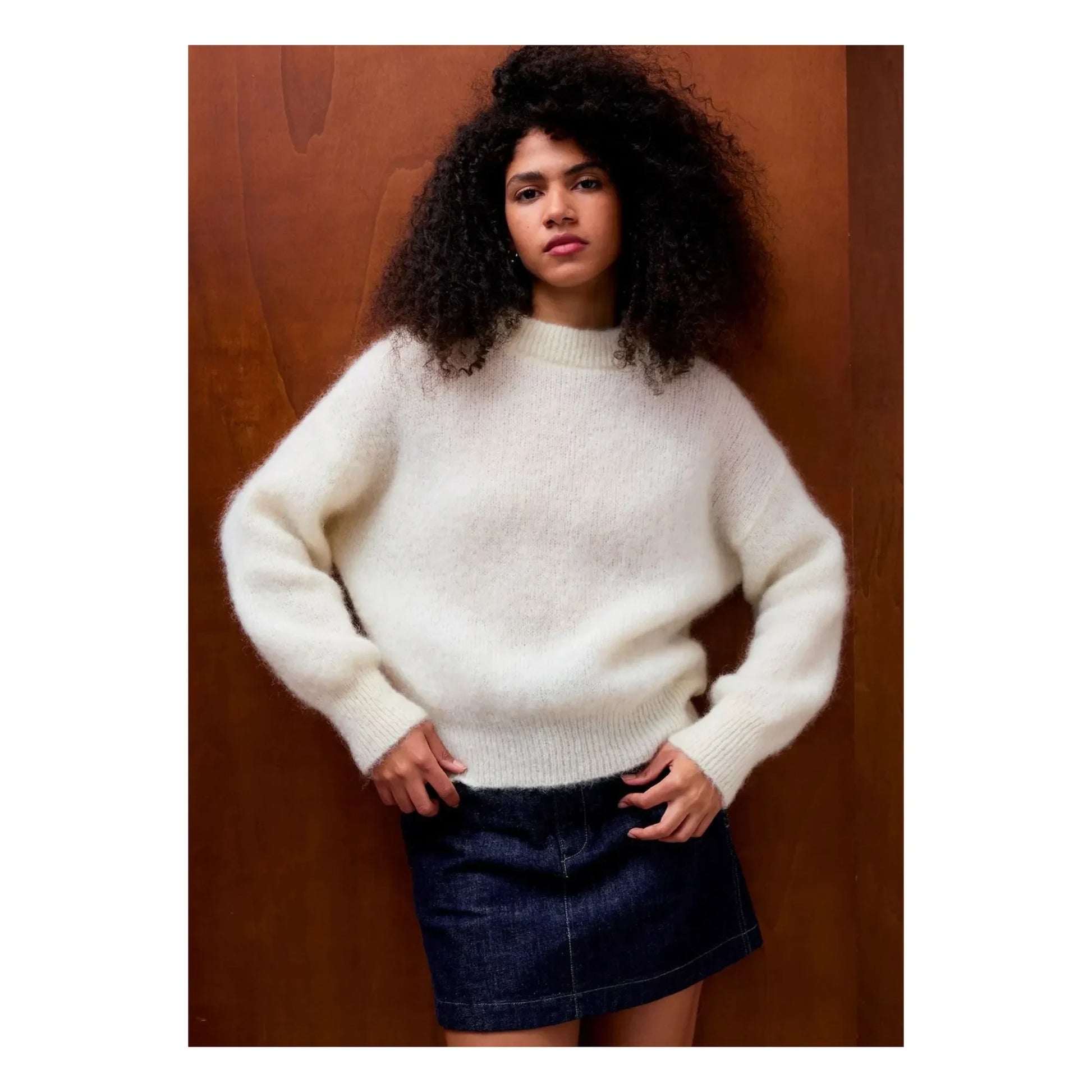 Surprise Paris - Jane Super Kid Mohair sweater | Cream