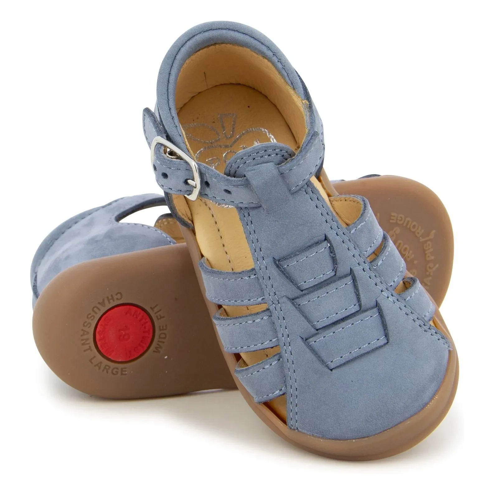Pom d'Api - Flex Up Achilles sandals | Grey blue