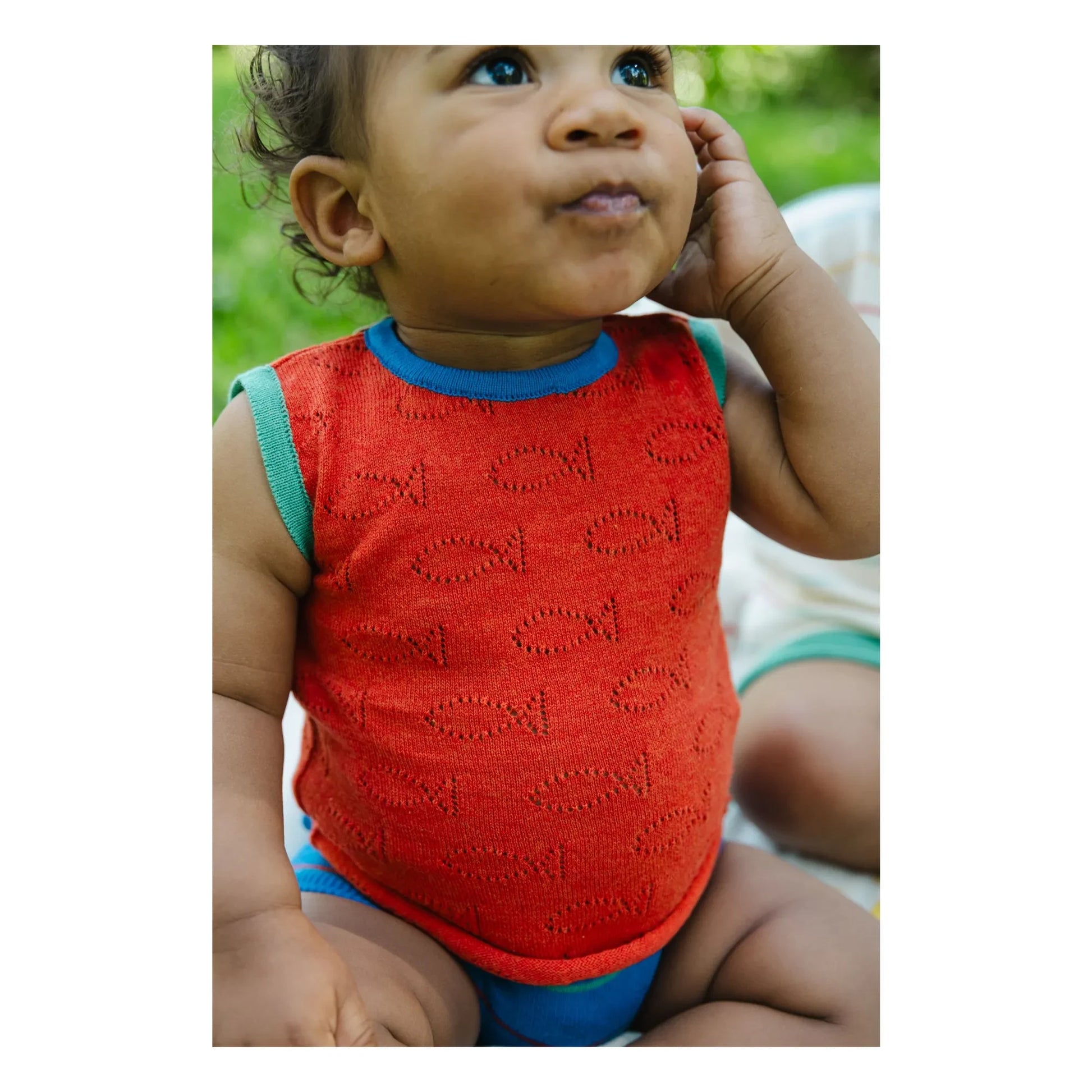 Bayiri - Underwater tank top Organic cotton | Red
