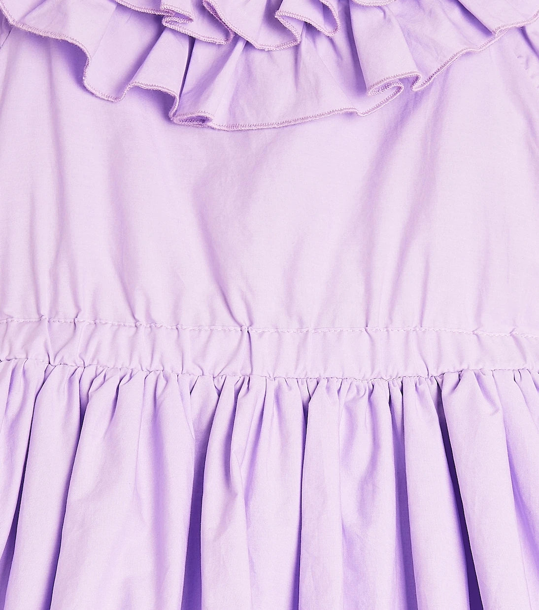 Monnalisa - Ruffle-trimmed cotton dress