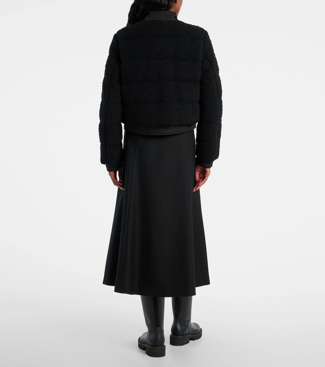 Moncler - Blandy tweed down jacket