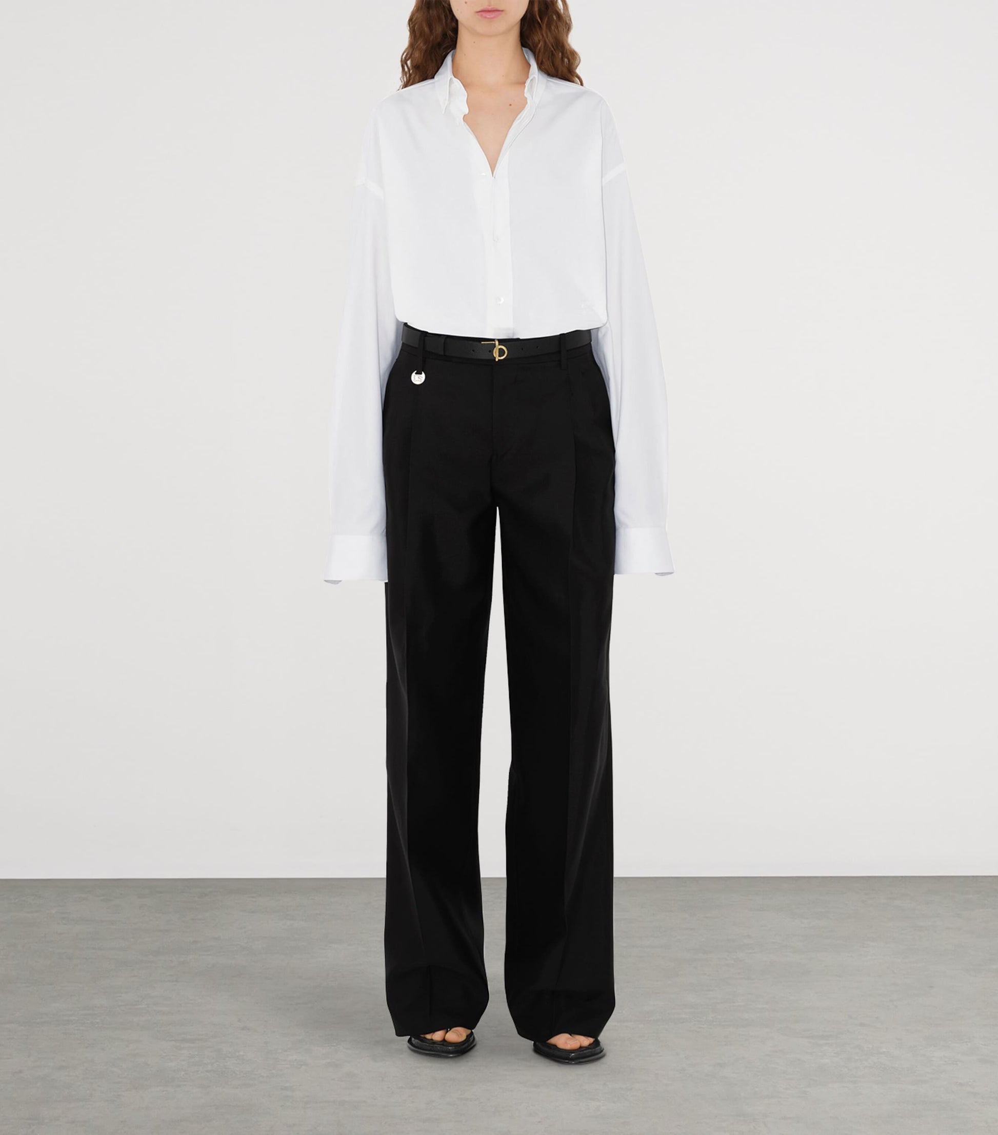 Black Leather Rocking Horse Belt