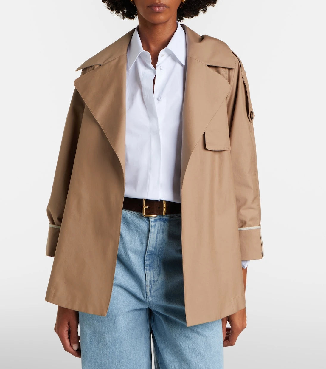Max Mara - Clara cotton-blend gabardine trench coat