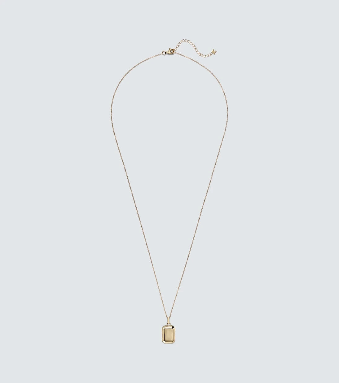 Mateo - Initial 14kt yellow gold pendant necklace