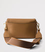 Brown Leather Cross-Body Bag