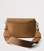 Brown Leather Cross-Body Bag