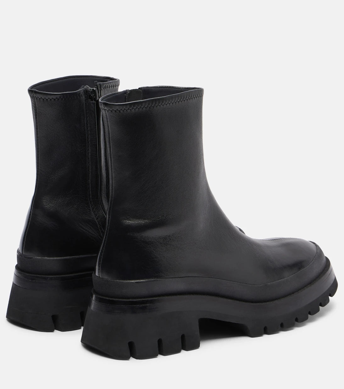 Khaite - Fallon 35 leather ankle boots