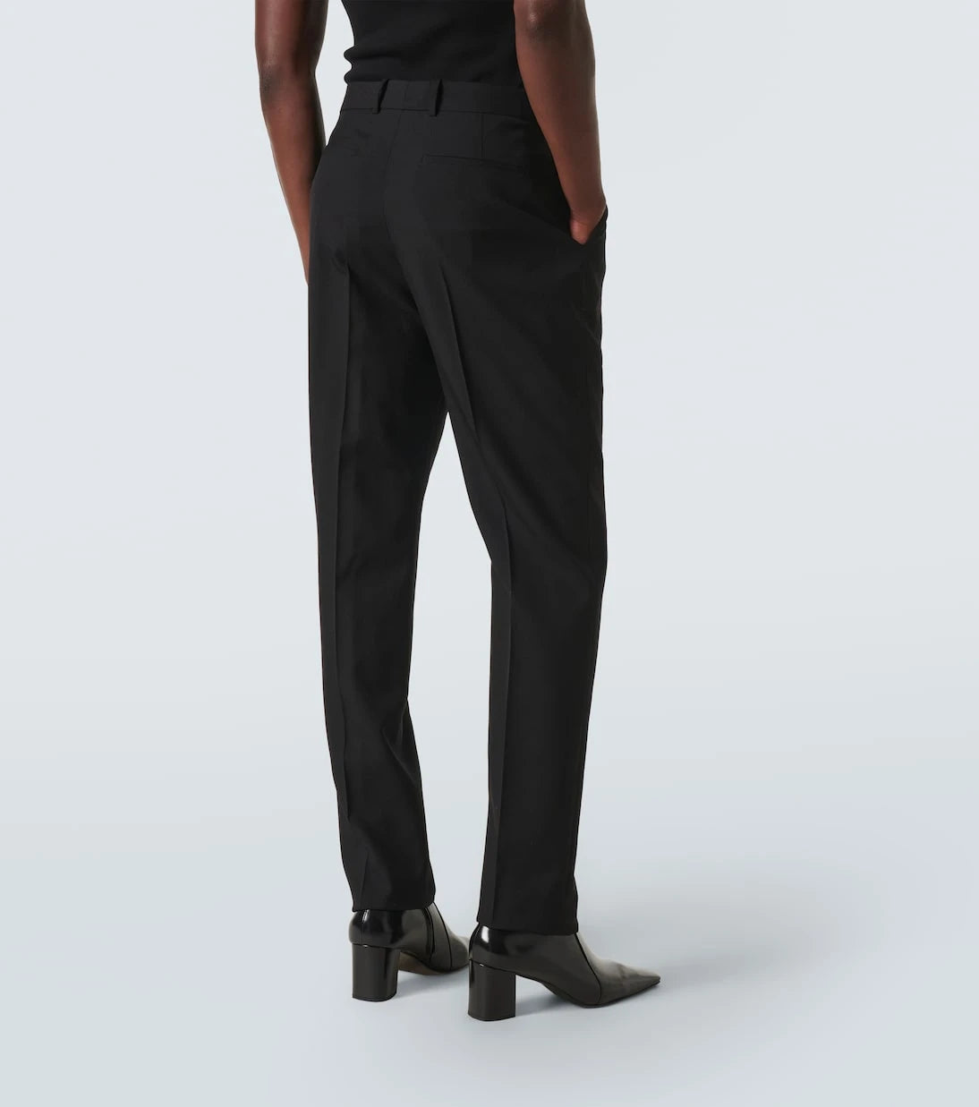 Saint Laurent - High-rise straight pants