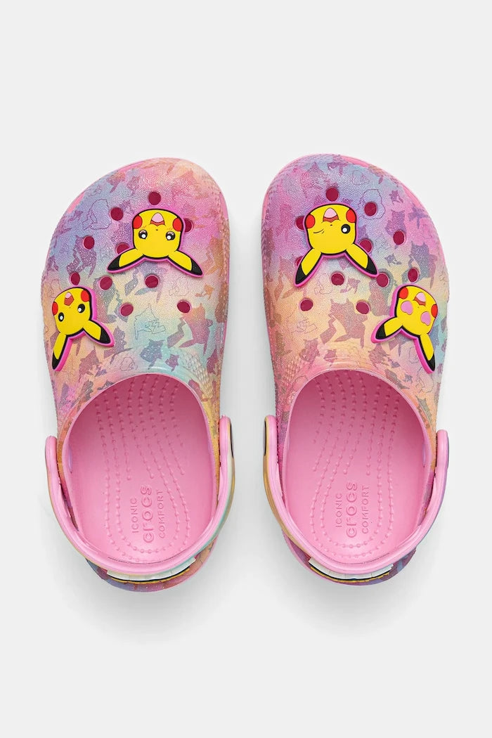Детски чехли Crocs CROCS CLASSIC PIKACHU PINK CLOG