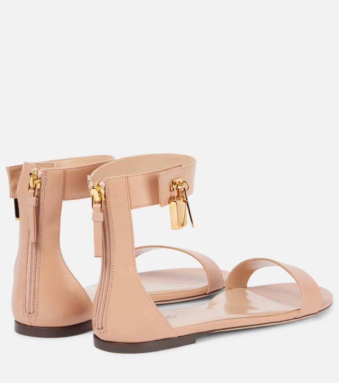 Tom Ford - Padlock leather sandals