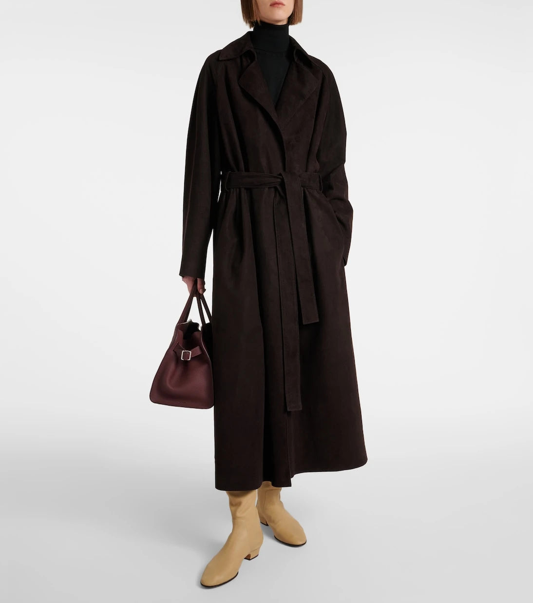The Row - Poseidone suede coat