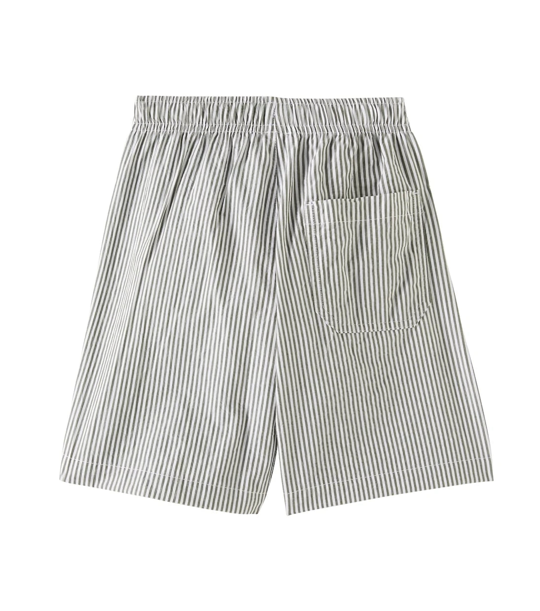 Il Gufo - Striped cotton Bermuda shorts