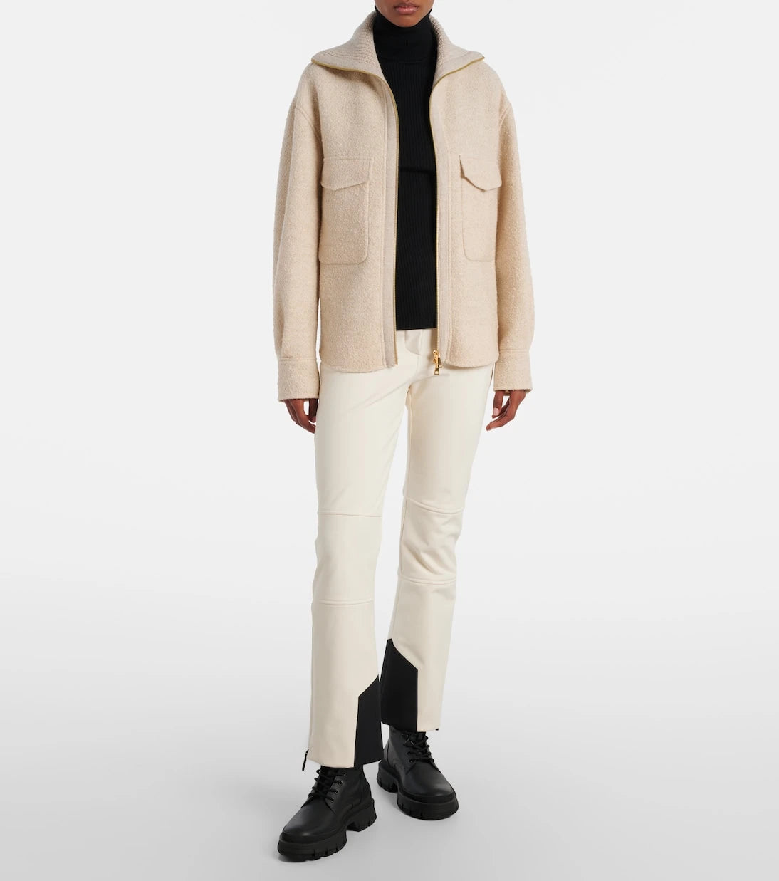 Moncler Grenoble - Wool-blend turtleneck sweater