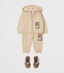 Burberry Kids Cotton Check-Patch Hoodie (6-24 Months)