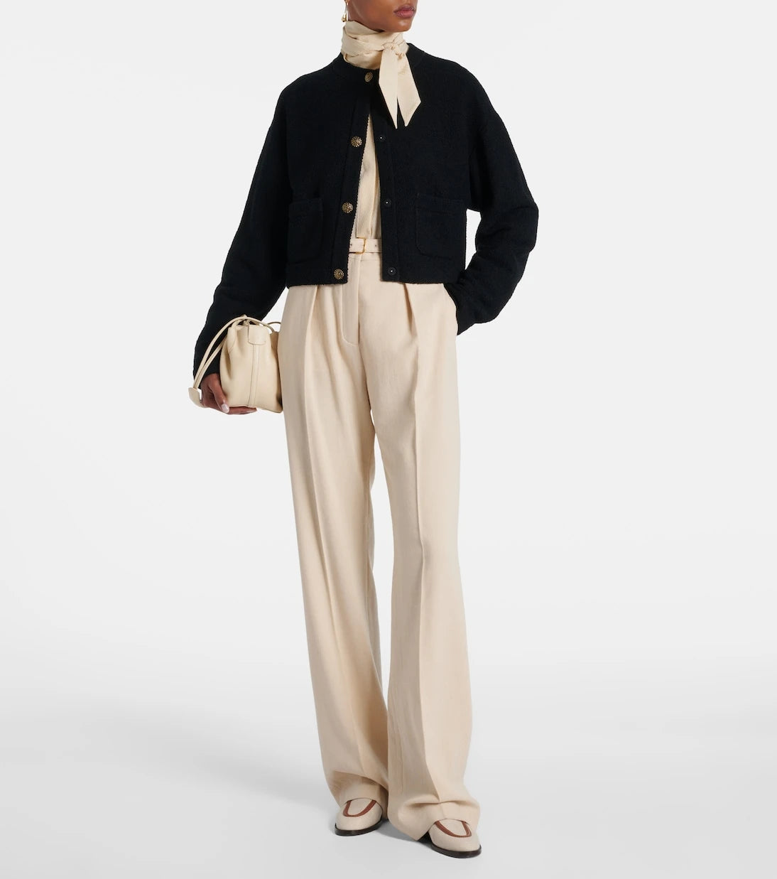 Loro Piana - Cropped cotton and silk cardigan