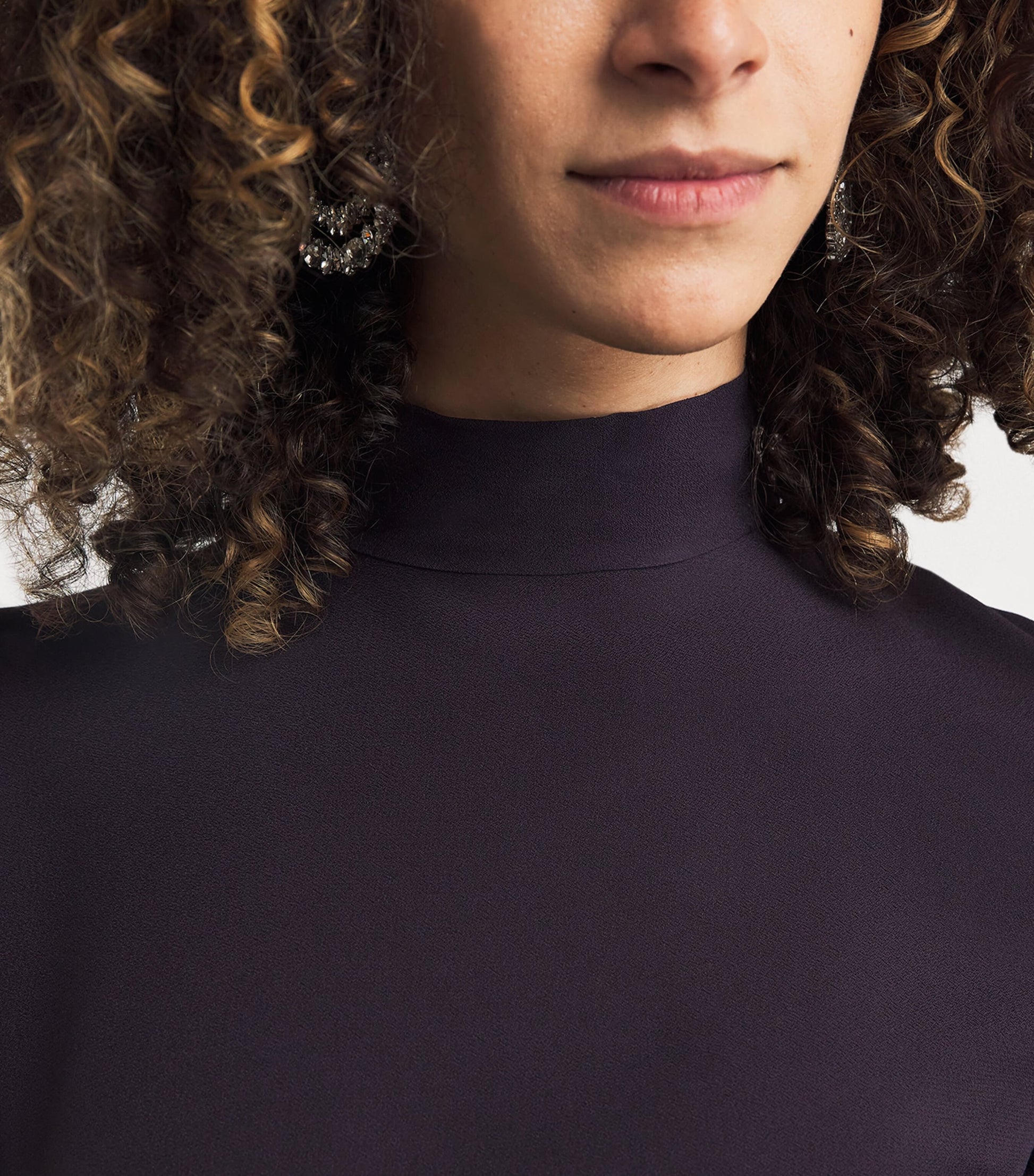 Taller Marmo Black Crepe Barths Maxi Kaftan