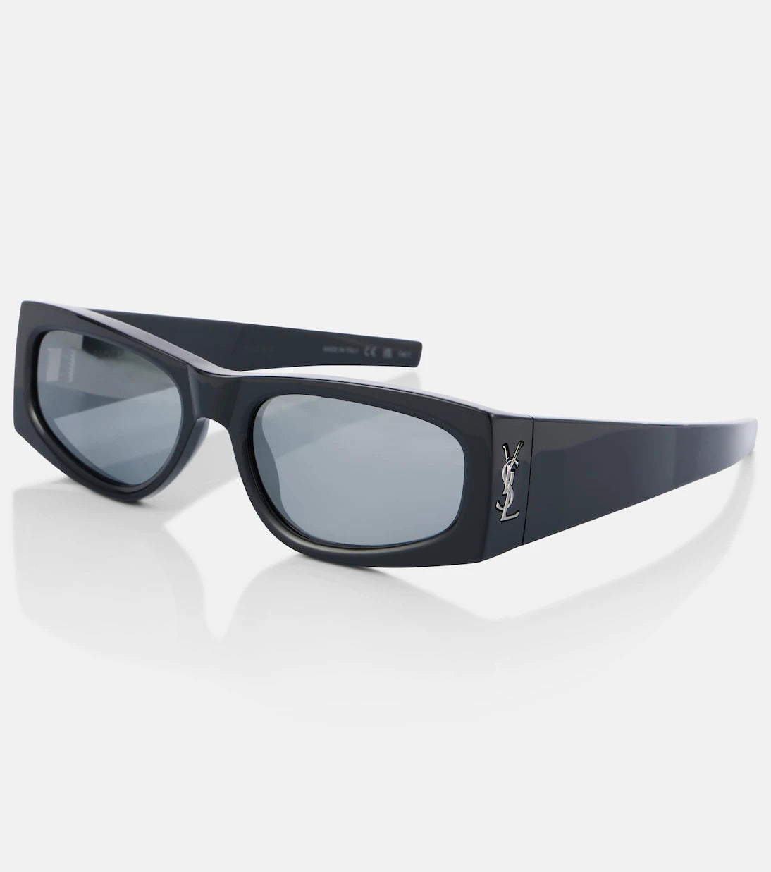 Saint Laurent - Monogram rectangular sunglasses