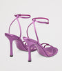 Purple 1998 Leo 100 Satin Sandals