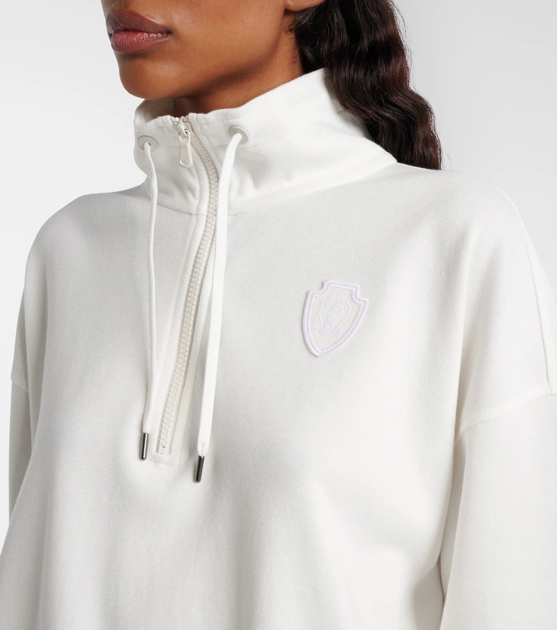 Brunello Cucinelli - Cotton-blend zip-up sweatshirt