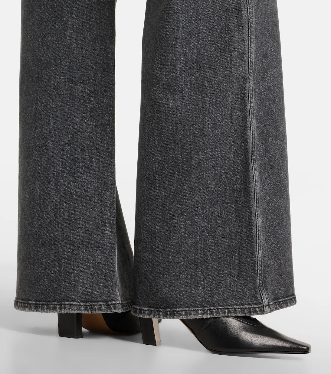 Khaite - Nevada leather ankle boots