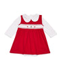 Hand-Smocked Holiday Medley Dress and Bodysuit (Newborn-18 Months)