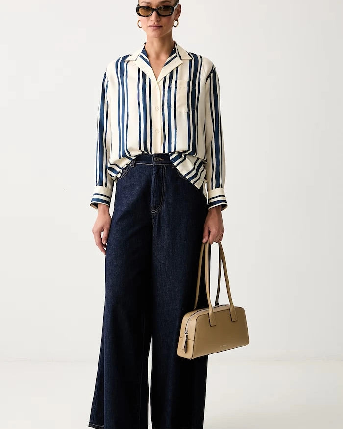 Weekend Max Mara wide leg kadın jeans WKDZATTERA