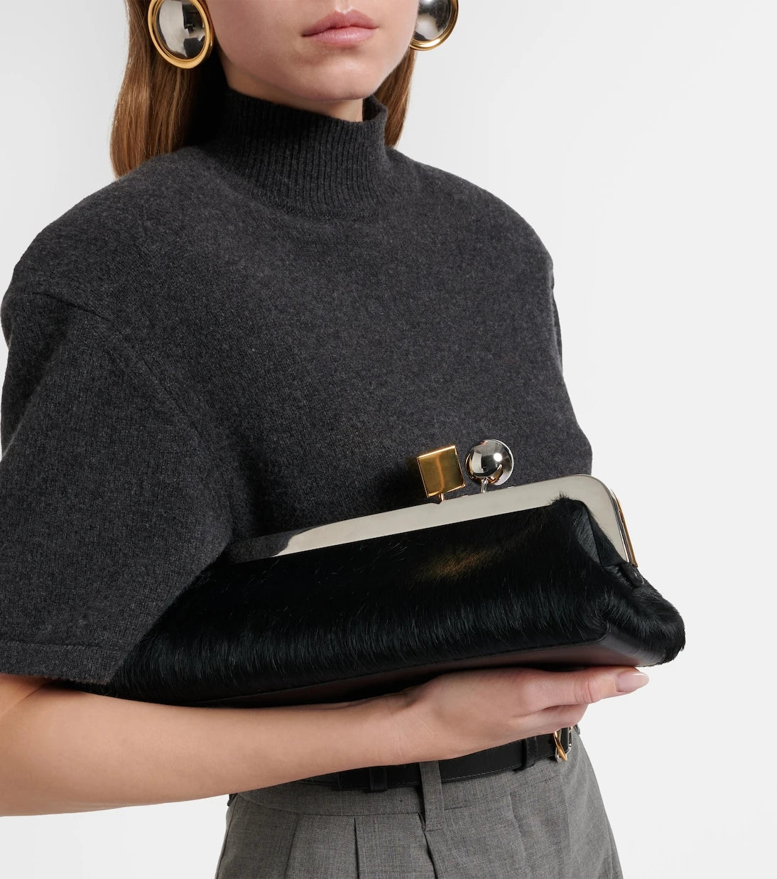 Jacquemus - Salon calf hair shoulder bag