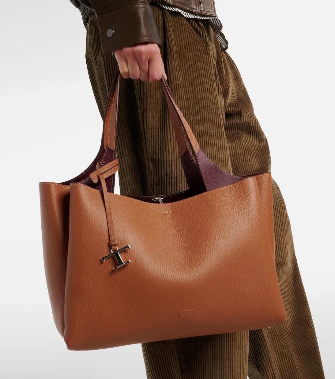 Tod's - Medium leather tote bag