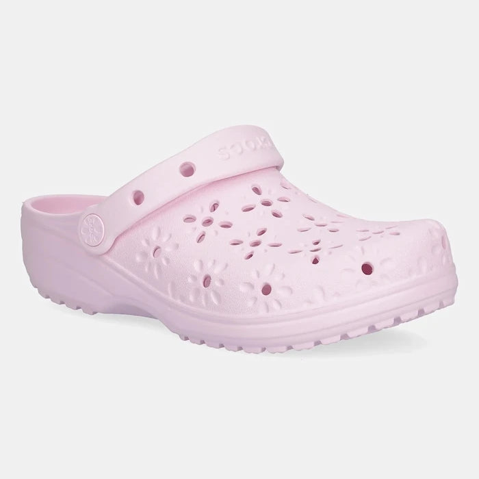 Чехли Crocs Classic Floral Cut Out Clog
