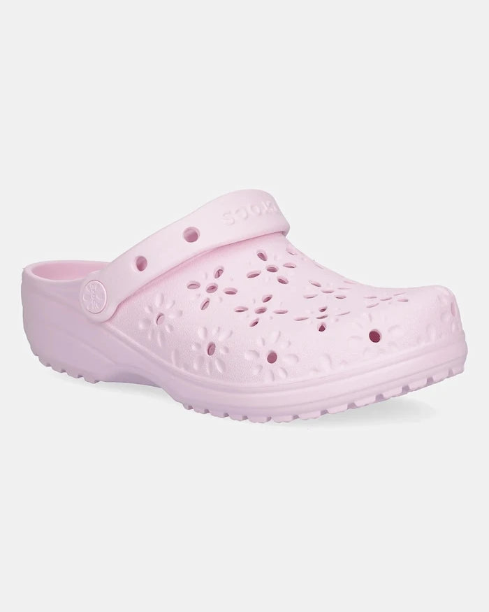 Crocs Classic Floral Cut Out Clog