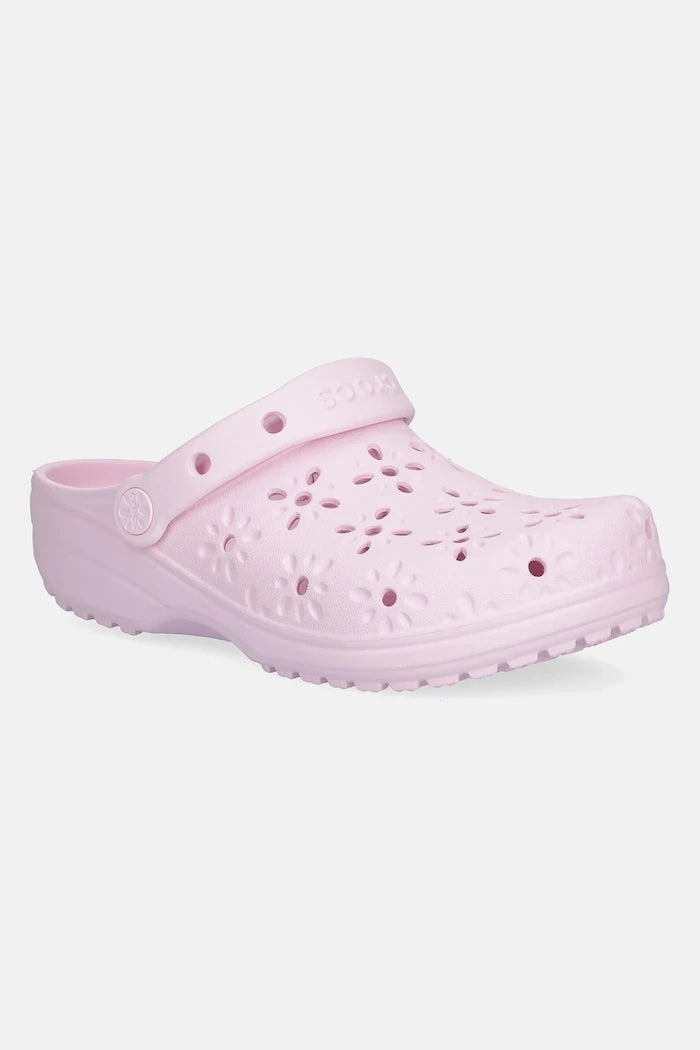 Crocs Classic Floral Cut Out Clog