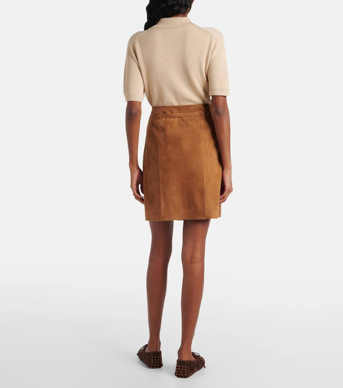 Vince - Suede miniskirt