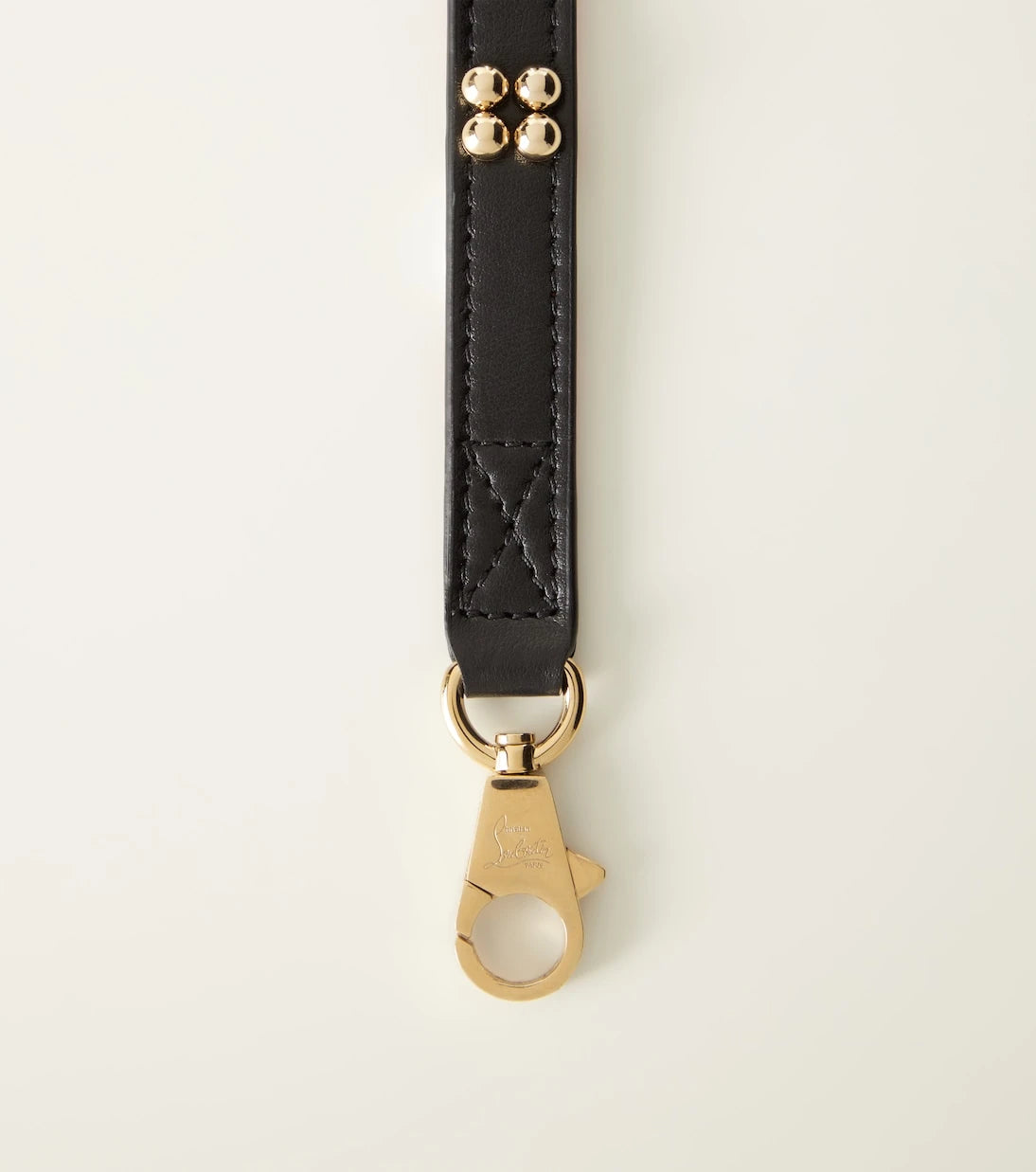 Christian Louboutin - Loubileash embellished leather dog leash