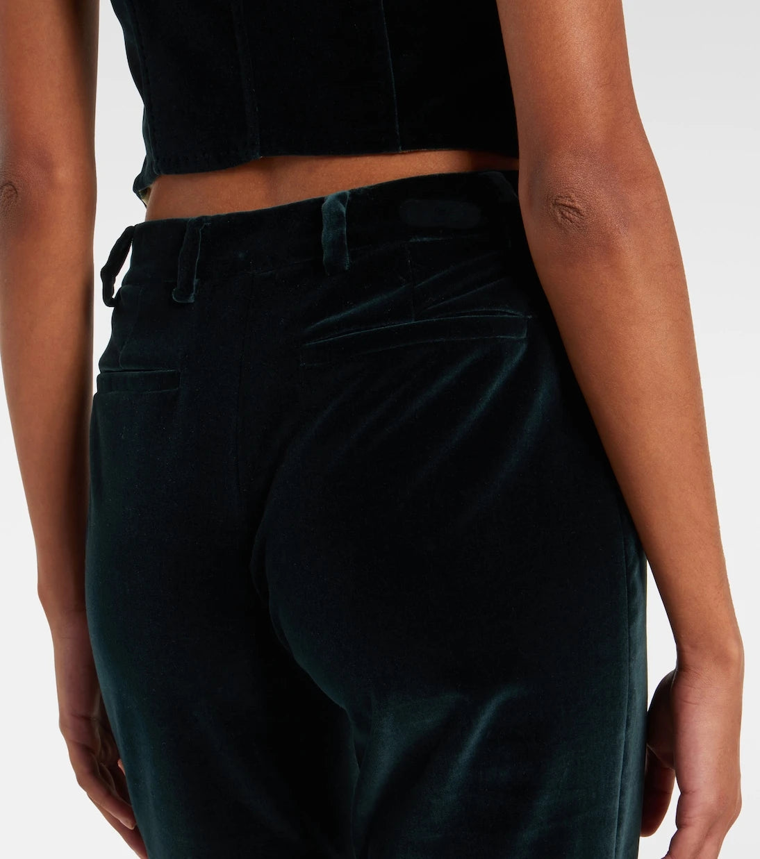 Etro - Cotton velvet flared pants