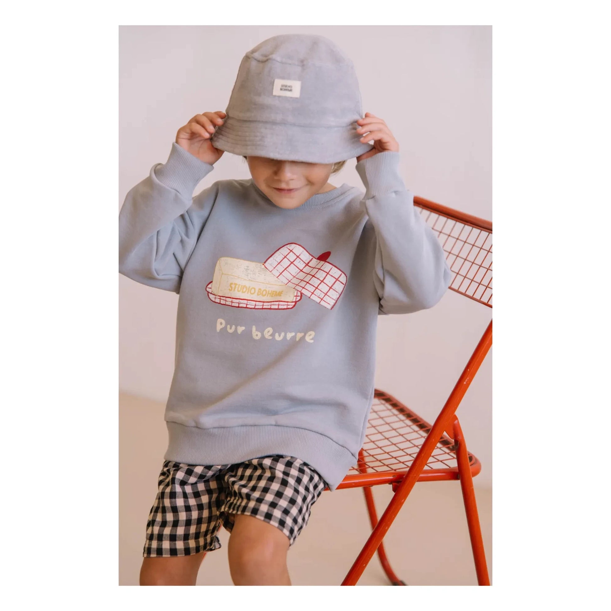 Studio Bohème - Bob Niko Organic Cotton Sponge | Grey blue