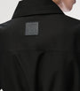 LOEWE Black Tie-Waist Mini Shirt Dress