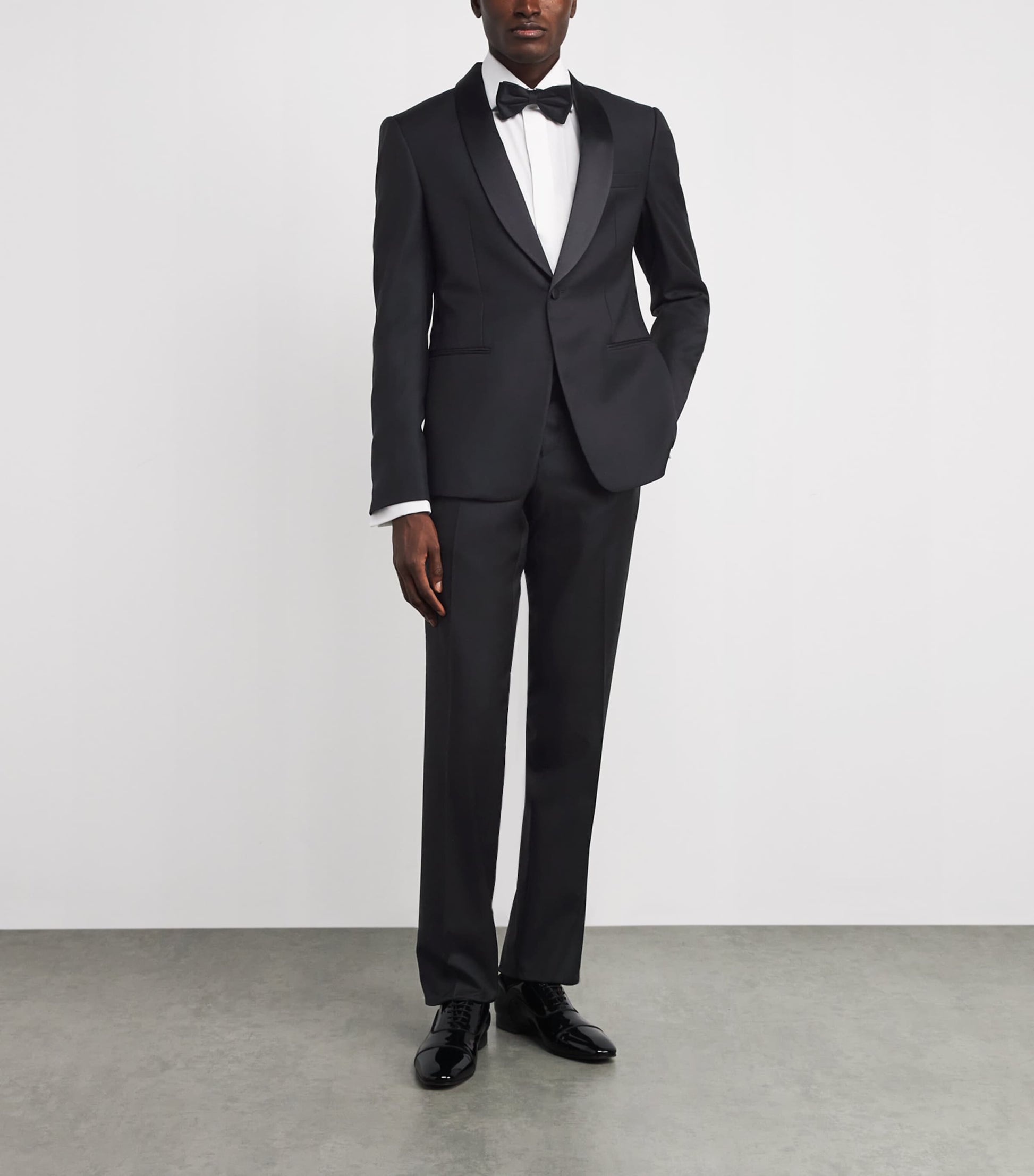 Emporio Armani Black Virgin Wool Blazer