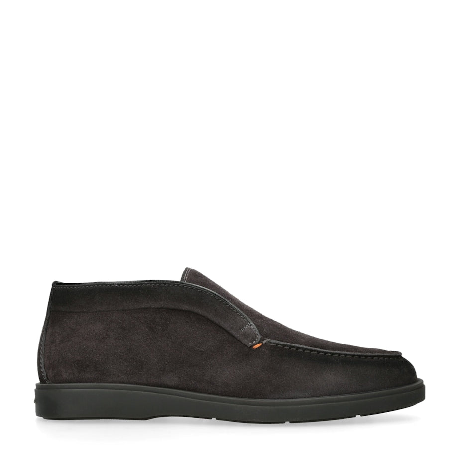 Suede Detroit High-Top Loafers