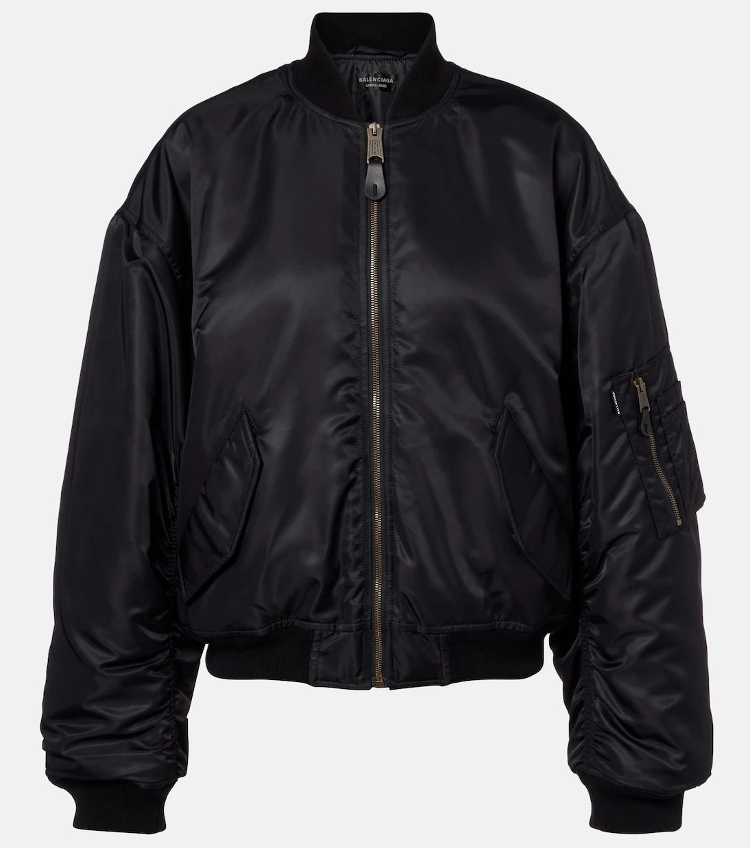 Balenciaga - Standard technical satin bomber jacket