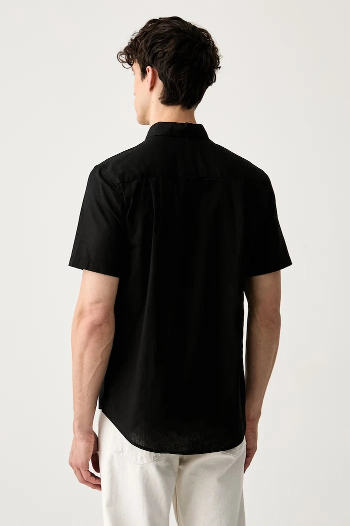 U.S. Polo Assn. Erkek Gömlek, Keten Karışımlı LINEN BLEND SS