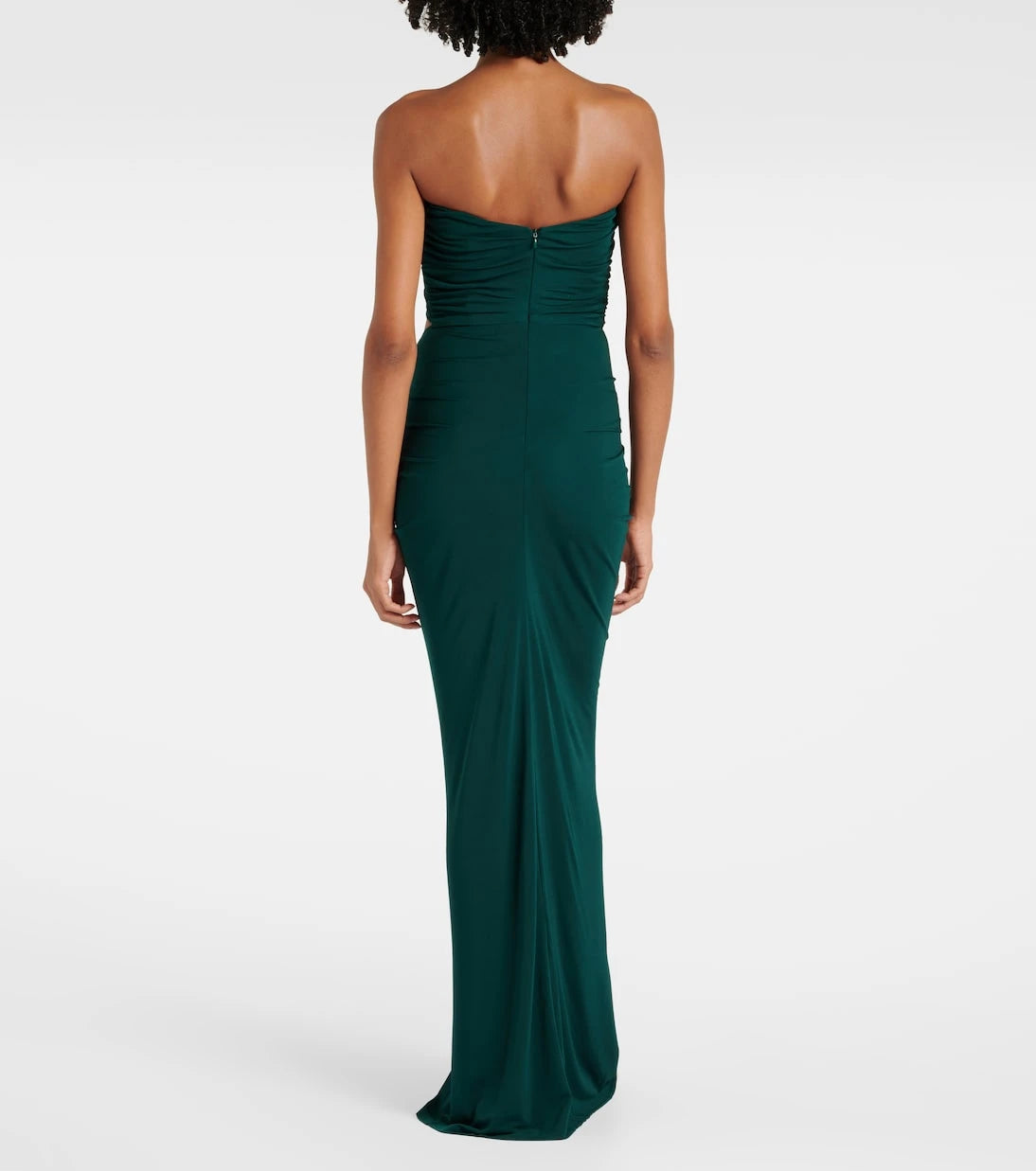 Christopher Esber - Bezel Quartz cutout strapless jersey gown