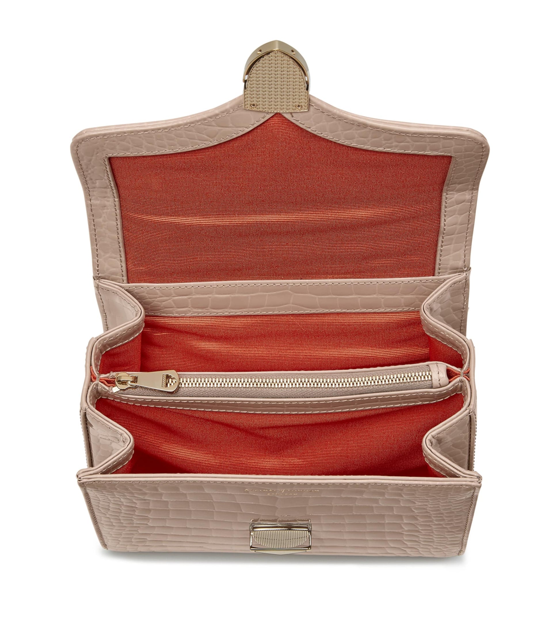 Aspinal Of London Neutral Midi Mayfair Top-Handle Bag