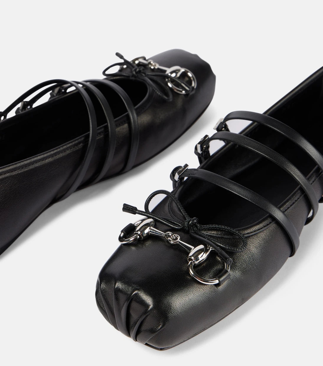 Gucci - Gucci Horsebit leather ballet flats