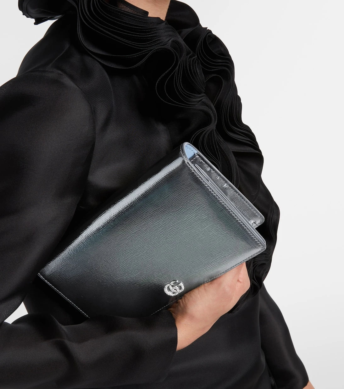 Gucci - GG Marmont leather wallet on chain