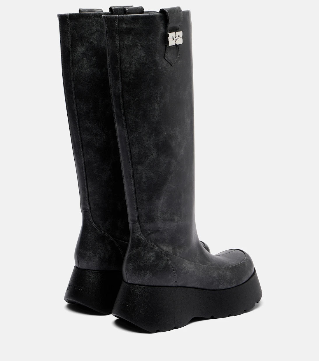 Ganni - Kat platform knee-high boots