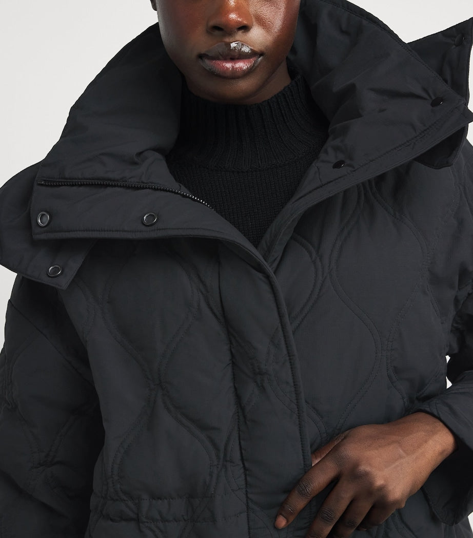 Canada Goose Black Quilted Alessia Down Jacket