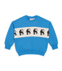 Mini Rodini Organic Cotton Panther Panel Sweatshirt (9-11 Years)